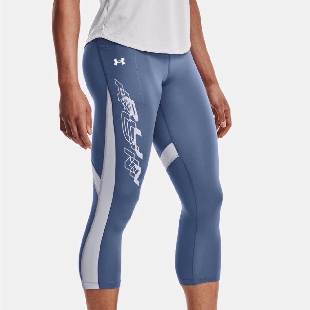 ladies under armour heatgear compression capris